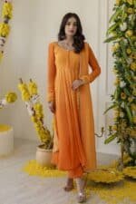 Orange Ombre Suit Set - Image 5