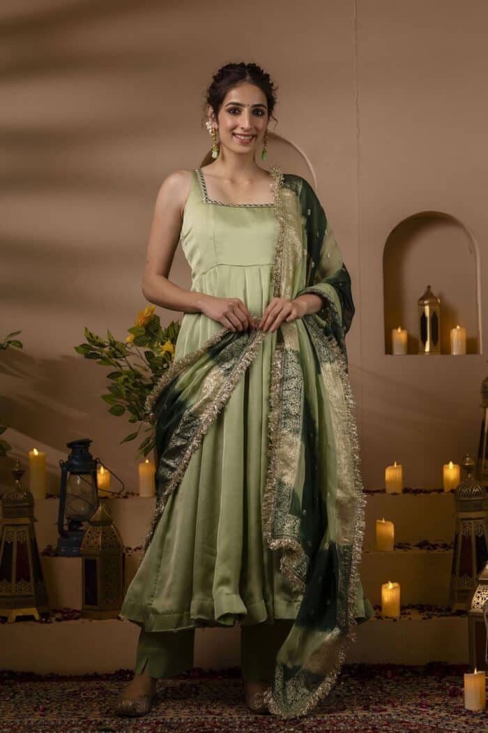 Pastel Green Suit Set - Image 4