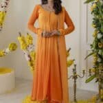 Orange Ombre Suit Set