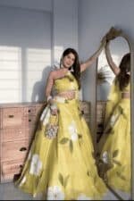Bright Yellow Handpainted Set - Image 3