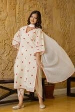 Heart Embroidered Kurta Set - Image 5