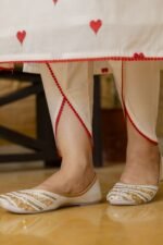Heart Embroidered Kurta Set - Image 9