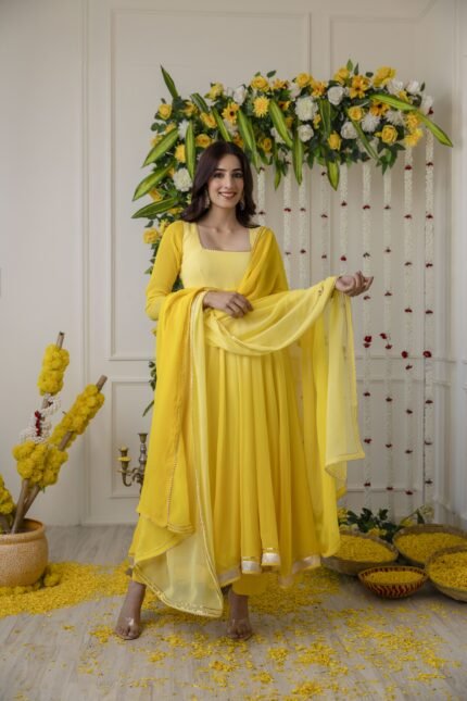 Yellow Ombre Suit Set