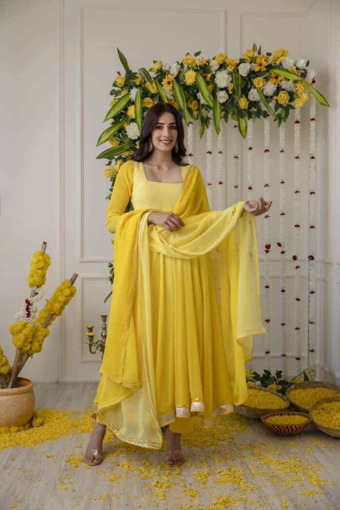 Yellow Ombre Suit Set - Image 1