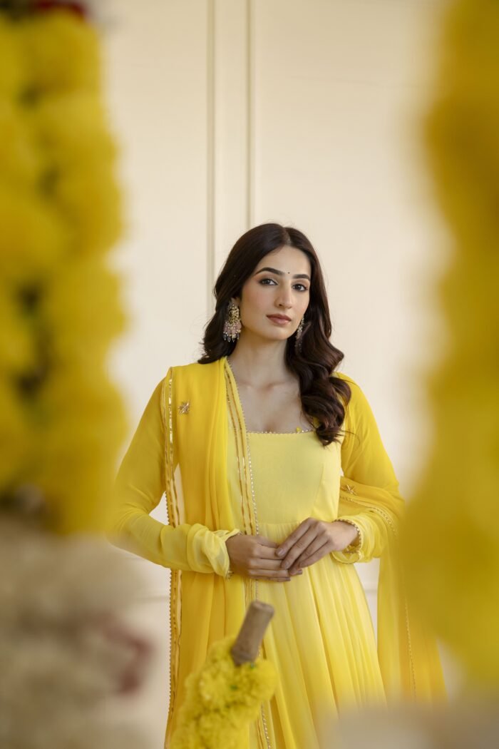 Yellow Ombre Suit Set - Image 13