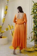 Orange Ombre Suit Set - Image 8