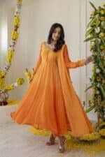 Orange Ombre Suit Set - Image 9