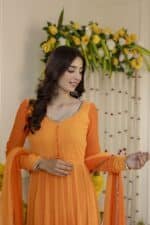 Orange Ombre Suit Set - Image 2