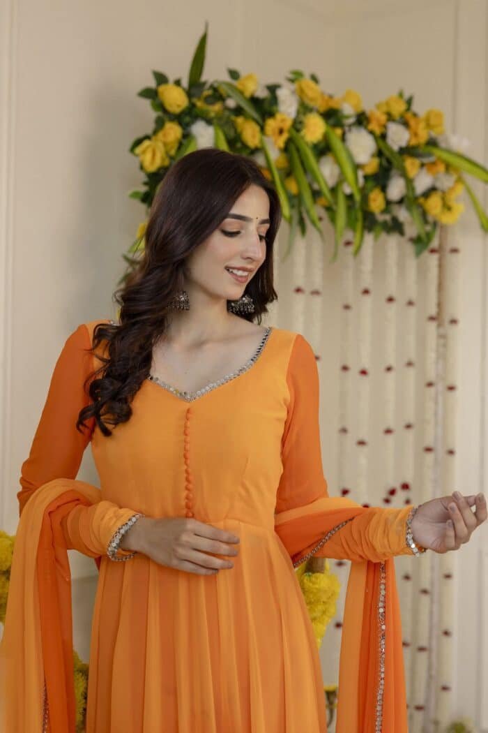 Orange Ombre Suit Set - Image 2