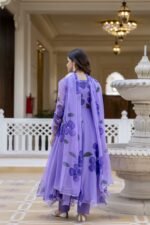 Lilac handpainted suit Set - Image 3