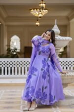Lilac handpainted suit Set - Image 2