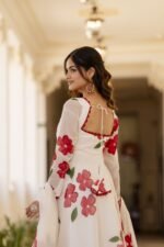 Ivory Handpainted Suit Set - Image 2
