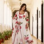 Ivory Handpainted Suit Set