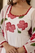 Ivory Handpainted Suit Set - Image 7