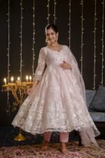 Blush  Embroidered Suit Set