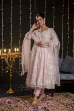 Blush  Embroidered Suit Set - Image 3