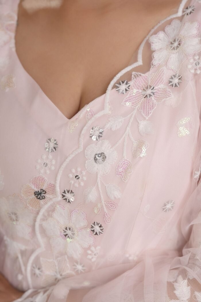 Blush  Embroidered Suit Set - Image 6