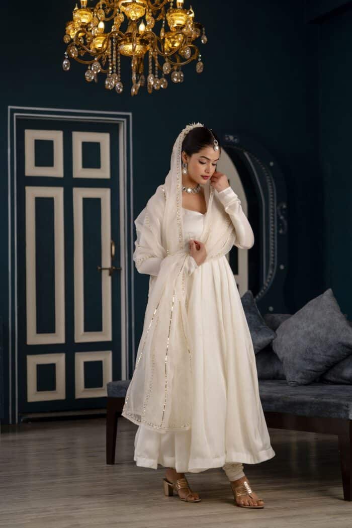 Chandni Silk Handwork Suit Set - Image 9
