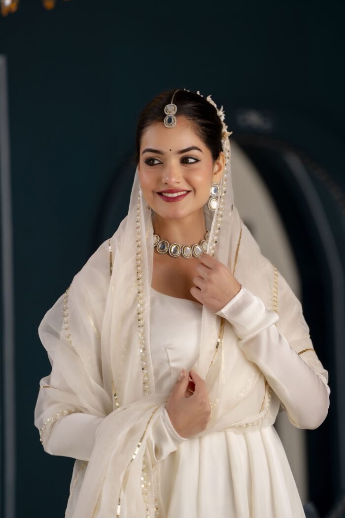 Chandni Silk Handwork Suit Set - Image 2