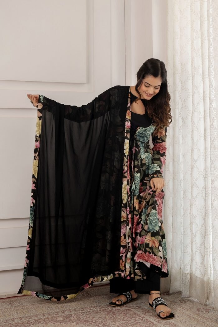 Black Modal Suit set - Image 2