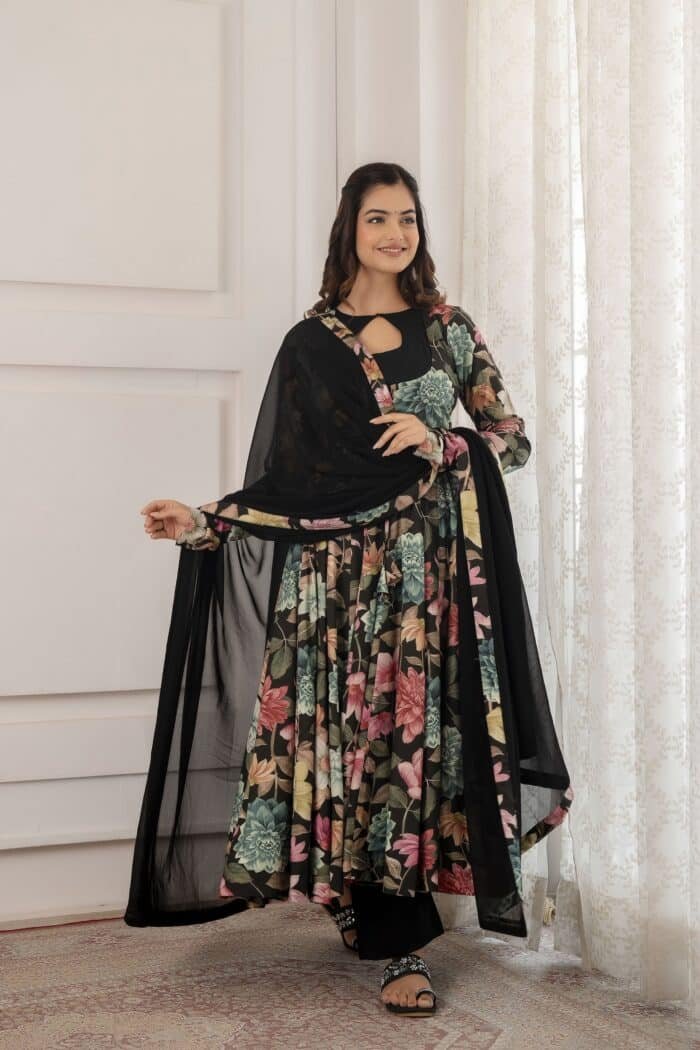 Black Modal Suit set - Image 1