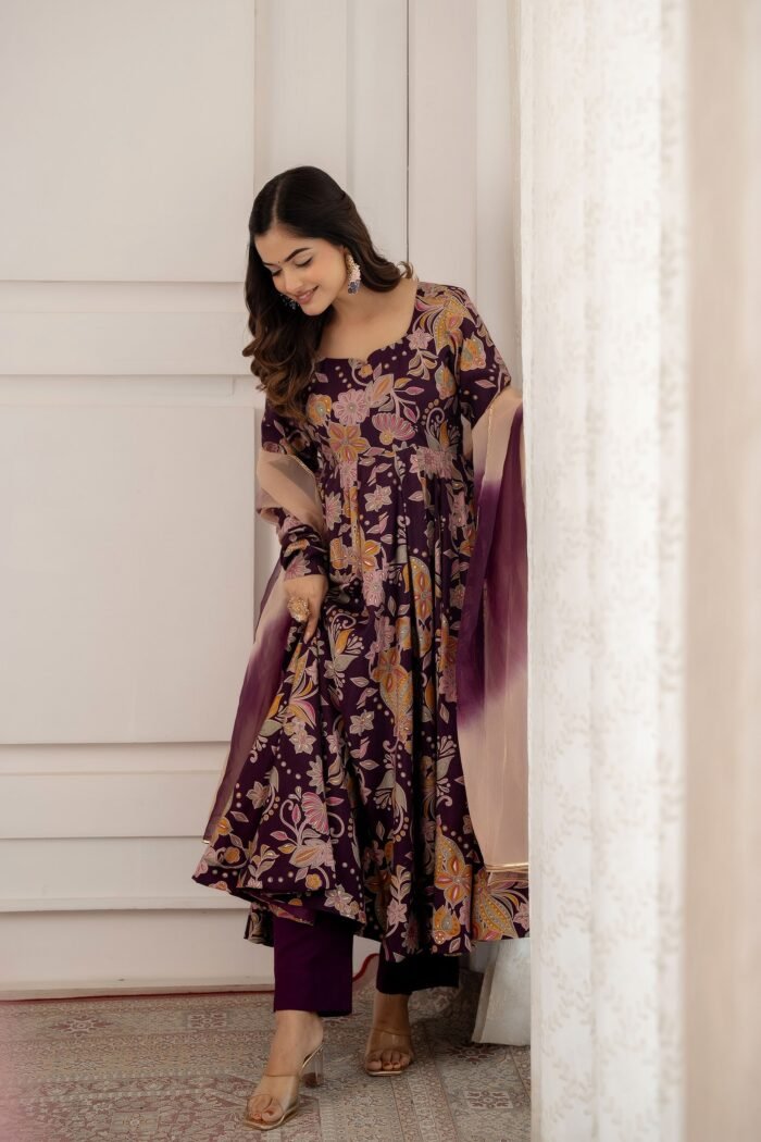 Purple Modal Suit Set - Image 6