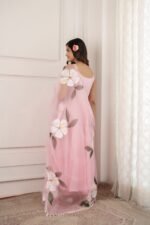 Blush pink handpainted suit set - Image 4