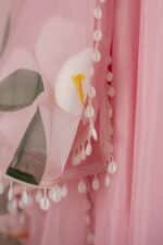 Blush pink handpainted suit set - Image 9