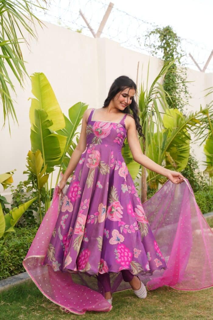 Purple Phool Suit Set - Image 2