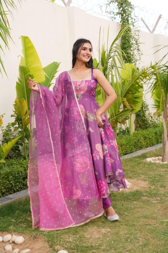 Purple Phool Suit Set - Image 6