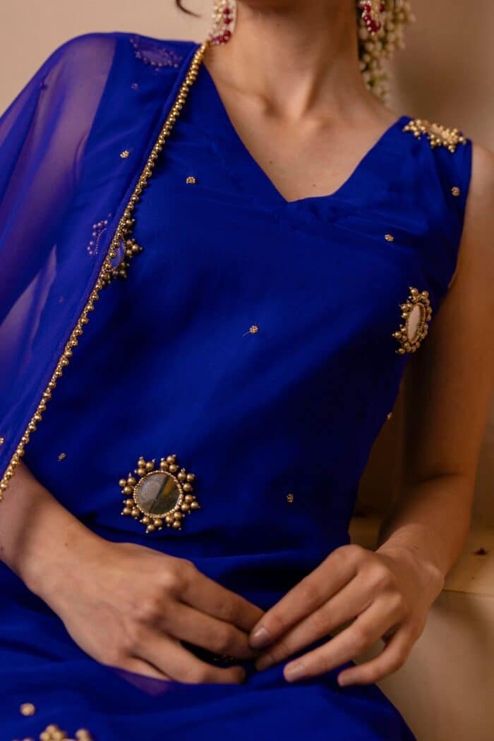 Noor-e-Neel Sharara Set - Image 4