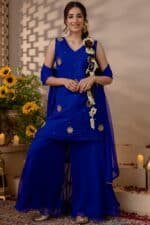 Noor-e-Neel Sharara Set - Image 5