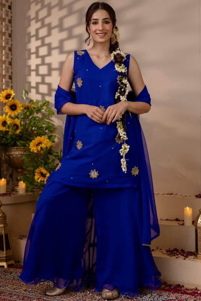 Noor-e-Neel Sharara Set - Image 5