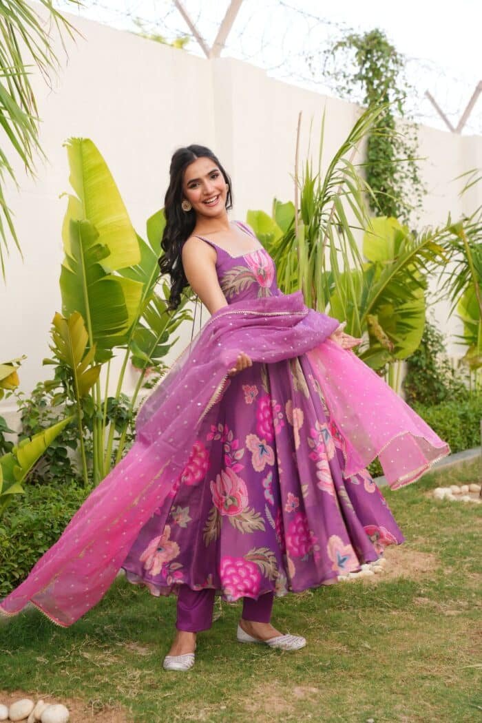 Purple Phool Suit Set - Image 4