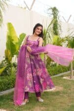 Purple Phool Suit Set - Image 3