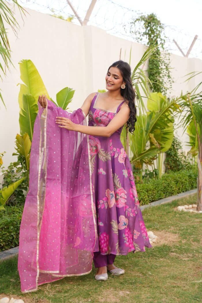 Purple Phool Suit Set - Image 1