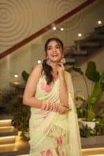 Mint Pre-Drapped Saree - Image 7