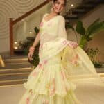 Mint Pre-Drapped Saree