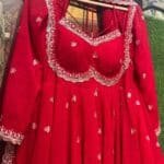 Apsara Red Suit Set