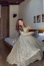 Luxe Ivory Handwork Suit Set