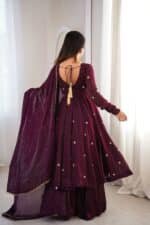 Sitara Wine Suit Set - Image 8