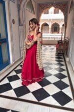 Meher Jaal Dupatta Suit Set - Image 3