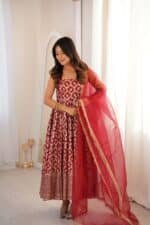 Shehnaaz Brocade Suit Set - Image 5
