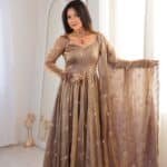 Dilruba Copper Suit Set