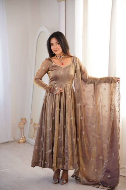 Dilruba Copper Suit Set