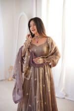 Dilruba Copper Suit Set - Image 5