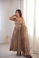 Dilruba Copper Suit Set - Image 6