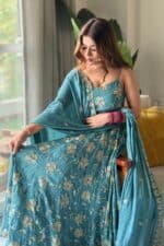 Firoza Embroidered Suit set - Image 2