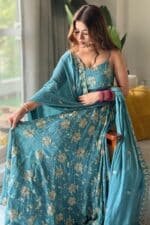 Firoza Embroidered Suit set - Image 6
