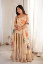 Diya Gold Sharara Set - Image 8
